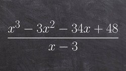 Learn how to apply the long division algorithm divide two polynomials Instructional Video