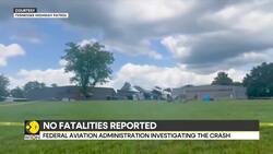 US: Plane carrying 20 aboard crashes in Tennessee, no fatalities reported News Clip