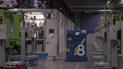 CLEAN : Stockshots of Lego's factory, headquarters and Legoland in Danemark News Clip