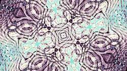 Moving abstract retro ornament. Stock Footage