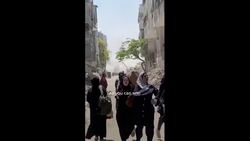 Palestinians flee barrage of Israeli attacks in Gaza News Clip