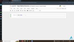 Python for OOP - The A to Z OOP Python Programming Course - Exercise on Static Method (Part 1) Instructional Video