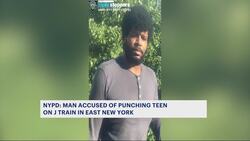 NYPD: Man accused of punching teen on J train in East New York News Clip