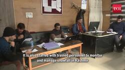 Hi-Tech snow control room established in Srinagar to tackle any snowfall situation in Kashmir News Clip