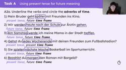 Meine Freizeit: present tense for future meaning, extended writing Instructional Video