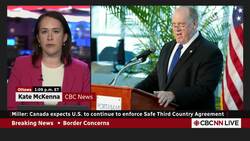 Immigration minister responds to comments that border is 'vulnerability' for U.S. News Clip