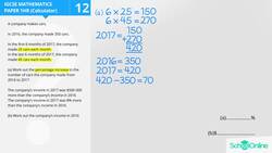 Calculating Percentage Increases Instructional Video
