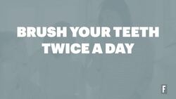 The Best Time to Brush Your Teeth, According to a Dentist Instructional Video