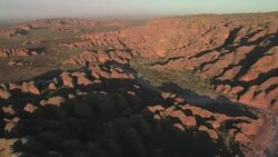 Aerial of the Bungle Bungle Range, Purnululu National Park, Australia Stock Footage
