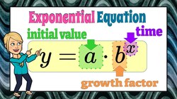 How to Calculate Exponential Growth | A-CED.A.1 | Algebra 🖤💙 Instructional Video