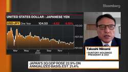 Suntory CEO: Japan Services Industry in Disastrous Situation News Clip