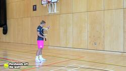 Striking - (Tennis) Forehands off the wall Instructional Video