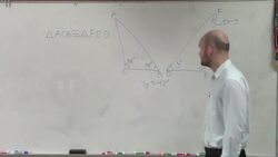 Geometry - How to Determine the Missing Values with Congruent Triangles Instructional Video