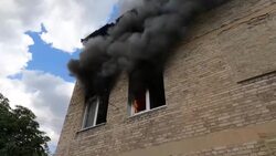 CLEAN : Buildings left destroyed after heavy fighting in Ukraine's frontline city of Soledar News Clip