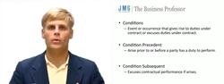 Understanding Conditions Precedent and Conditions Subsequent in Contracts Instructional Video
