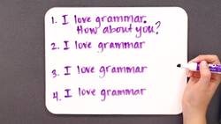 How to Avoid a Run-On Sentence Instructional Video