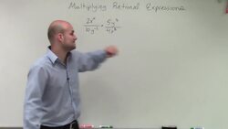 Multiplying rational expressions Instructional Video
