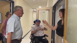 Meet the man using AI to clone his voice before he loses it to ALS News Clip