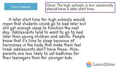 Supporting Your Claim with Reasons and Evidence Instructional Video