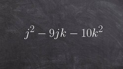 Factoring when your a and c are squared Instructional Video