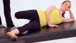 How to Do a Side Kick Bicycle in Pilates Instructional Video