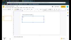 How to Insert Text, Shapes, and Lines in GOOGLE SLIDES Instructional Video
