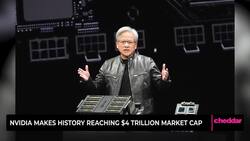 Nvidia Makes History Reaching $4 Trillion Market Cap News Clip