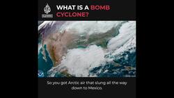 What is a bomb cyclone? News Clip