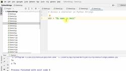 The Complete Python Course - Accessing a Character in Python Strings Instructional Video