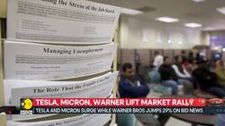 Dow jumps 1. 3% as inflation and job data boost sentiment News Clip