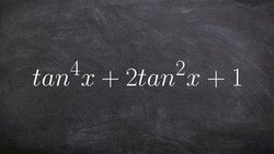 Simplifying a trigonometric expression by factoring the trinomial Instructional Video