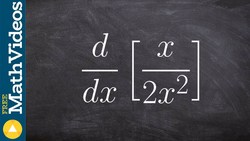 Find the derivative using the power rule Instructional Video