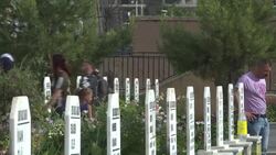 CLEAN : Syrian Kurds visit graves of slain fighters ahead of Eid al-Fitr News Clip