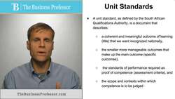 Unit Standards Instructional Video