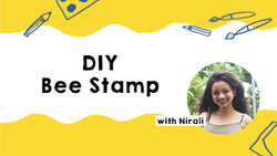 Bee Stamp Craft Instructional Video