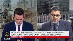 UN Secretary General Antonio Guterres holds news conference regarding latest on Gaza-Israel war News Clip