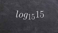 Evaluating logarithms without a calculator Instructional Video