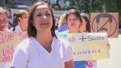 Nurses in Caracas protest low wages, shortages Instructional Video