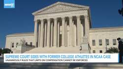 Supreme Court Sides With Former Athletes On NCAA Compensation Limits News Clip