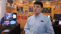 Optics that use sound to shape light for better machine vision - CES 2016 Instructional Video