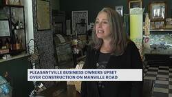 Manville Road construction impacting area businesses before the holiday News Clip