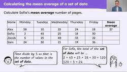 Explain how to calcluate the mean of a set of data including a value of zero Instructional Video