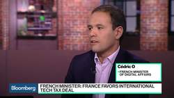 France Favors Int'l Solution to Tech Tax, Minister Cédric O Says News Clip