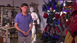 Family business making giant Transformers' costumes News Clip