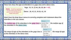 Find and Compare Median and Range Instructional Video