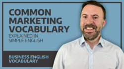 Common Marketing Vocabulary Explained In Simple English Instructional Video