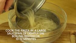 Short - Beans and sun-dried tomatoes spaghetti Instructional Video