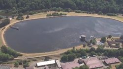 Aerials - Trimpley Reservoir in Worcestershire News Clip