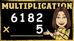 Multiplying 4-Digit Numbers by 1-Digit Numbers Instructional Video