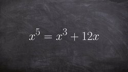Learn How to Solve a Polynomial Equation to a Higher Degree by Factoring Instructional Video